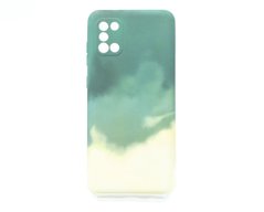 Силиконовый чехол Watercolor для Samsung A31 green