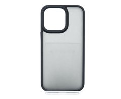 Чохол Shadow Matte Metal buttons для iPhone 13 Pro black/black (PC+TPU)