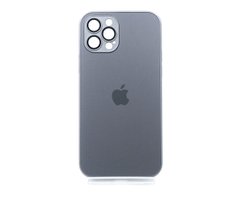 Чохол TPU+Glass sapphire matte case для iPhone 12 Pro Graphite black