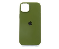Силіконовий чохол Full Cover для iPhone 14 Plus dark olive
