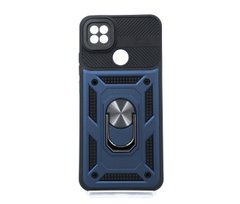 Чехол SP Serge Ring for Magnet для Xiaomi Redmi 9C dark blue противоударный Full Camera