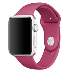 Силіконовий ремінець для Apple Watch Sport Band 38-40mm (S/M & M/L) 3pcs pomegranate