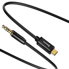 AUX кабель Baseus Yiven M01 Type-C to AUX(3,5) 1,2m. Black CAM01-01