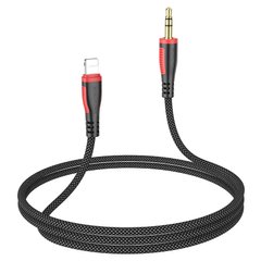 AUX кабель Borofone BL14 3.5mm to Lightning 1m black