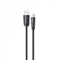 USB кабель HOCO U35 SpaceSHuttle Micro 1.2м metal black