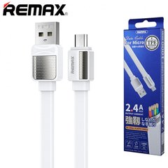 USB кабель Remax RC-154m Platinum Micro 2,4A/1m white