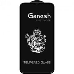 Защитное 5D стекло Ganesh Full Cover для iPhone 11/XR black