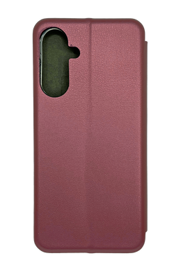 Чехол книжка Original кожа для Samsung A55 5G marsala