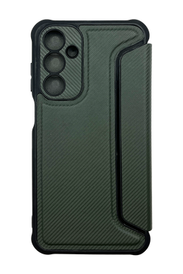 Чехол-книжка кожа для Samsung A25 5G green Getman Razor PU Carbon