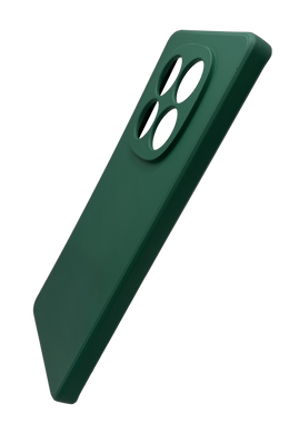 Силіконовий чохол Full Cover для Xiaomi Redmi Note 14 Pro 4G dark green Full Camera без logo