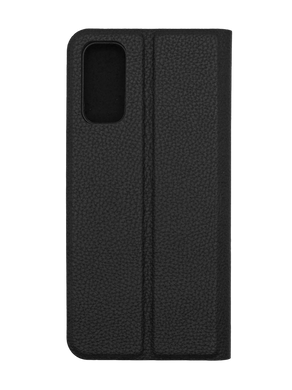 Чохол книжка FIBRA (рельєф) для Samsung S20 black