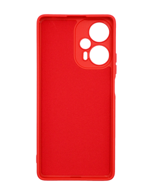 Силіконовий чохол Full Cover для Xiaomi Poco F5 red Full Camera