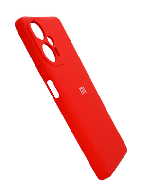 Силіконовий чохол Full Cover для Xiaomi Poco F5 red Full Camera