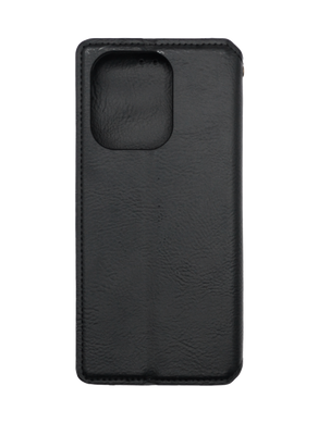 Чохол-книжка шкіра для Xiaomi Redmi 13 4G/Poco M6 4G black Getman Cubic PU