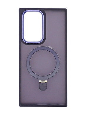 Чехол Matte Ring-MagSafe для Samsung S22 Ultra 5G purple