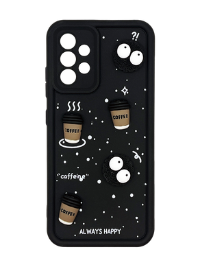 Чехол Pretty Things для Samsung A32 black/coffee Full Camera