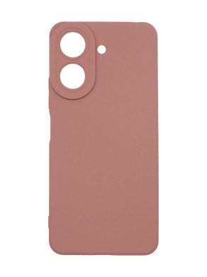 Силиконовый чехол SMTT для Xiaomi Redmi 13C/Poco C65 pink sand Full Camera