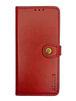 Чехол-книжка кожа для Motorola Moto G54 red Getman Gallant PU