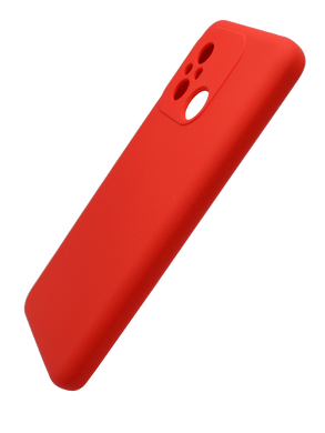 Силіконовий чохол Full Cover для Xiaomi Redmi 12C red (AAA) Full Camera без logo