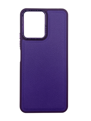 Силіконовий чохол Leather Case Classic для Xiaomi Redmi 12 violet