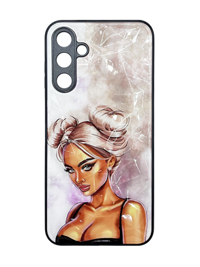 TPU+PC чохол Prisma Ladies для Samsung M15 glam girl Full Camera