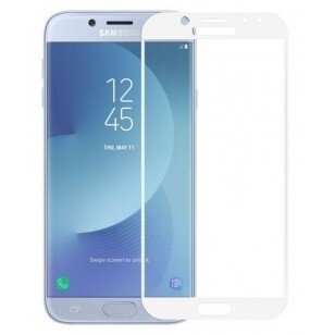 Защитное 5D стекло Glass для Samsung J7/730 2017 white