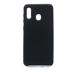 Силиконовый чехол Full Cover для Samsung A20(A205)/A30(A305) black без logo