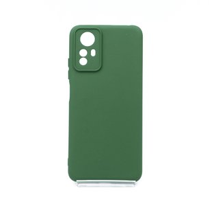 Силіконовий чохол Full Cover для Xiaomi Redmi Note 12S dark green Full Camera без logo