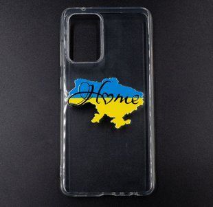 Силиконовый чехол MyPrint для Samsung A52 clear (Home)