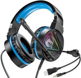 Навушники Hoco W104 Drift Caming з мікр.blue