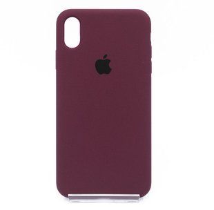 Силіконовий чохол Full Cover для iPhone XS Max plum