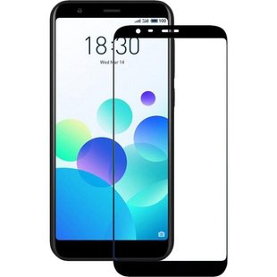 Защитное 2.5D стекло для Meizu M8C f/s 0.3mm black