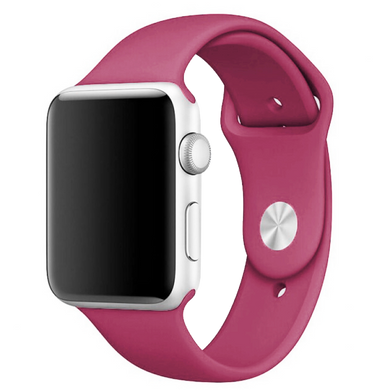 Силіконовий ремінець для Apple Watch Sport Band 38-40mm (S/M & M/L) 3pcs pomegranate