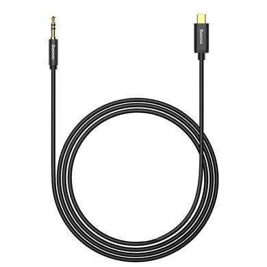 AUX кабель Baseus CAM01 Yiven M01 Male Type-C to AUX(3,5) 1,2m Black CAM01
