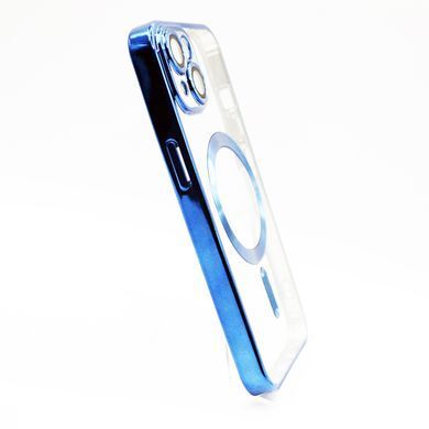 Чохол Metal Matte with MagSafe для iPhone 14 midnight blue Full Camera
