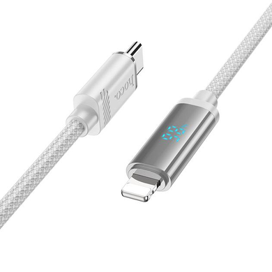 Кабель Hoco U127 Power Type-C to Lightning 27W/1.2m white