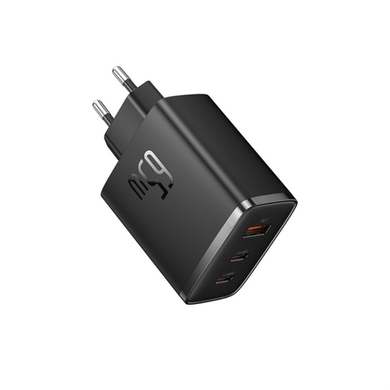 Мережевий зарядний пристрій Baseus Cube Pro Fast Charger (2 Type-C+USB) 65W black