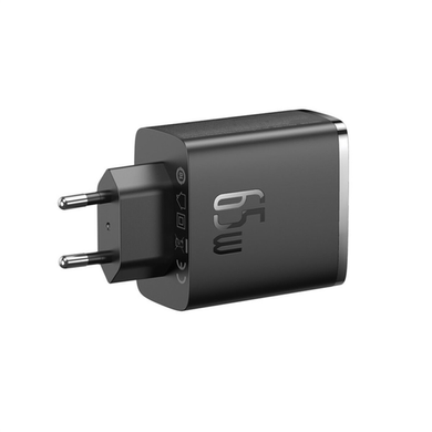 Мережевий зарядний пристрій Baseus Cube Pro Fast Charger (2 Type-C+USB) 65W black
