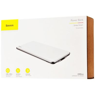 Power Bank Baseus Simbo Smart 10000 mAh + Type-C Cable white