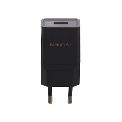Мережевий зарядний пристрій Borofone BA7A 2 USB 2.1A (EU) black