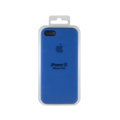 Силиконовый чехол для Apple iPhone 5 original blue