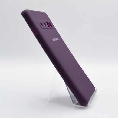 Силиконовый чехол Full Cover для Samsung S10 grape