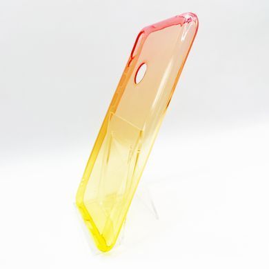 Силиконовый чехол Gradient Design для Huawei Y7-2019 red/yellow