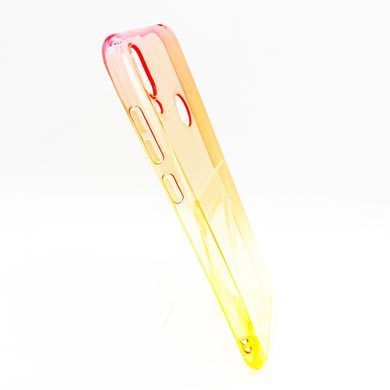 Силиконовый чехол Gradient Design для Huawei Y7-2019 red/yellow
