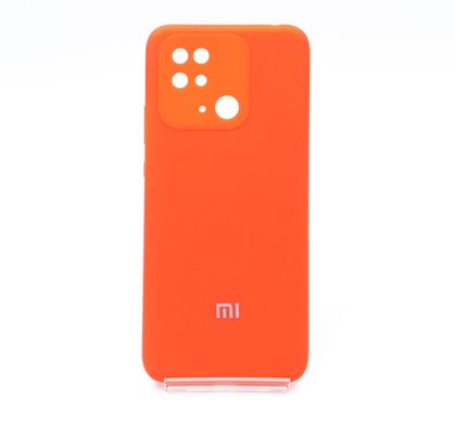 Силіконовий чохол Full Cover для Xiaomi Redmi 10C red Full Camera