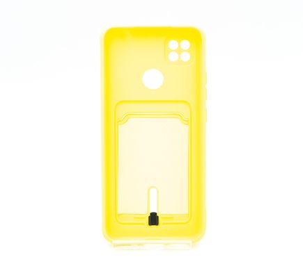 Силіконовий чохол Colorful Pocket Card для Xiaomi Redmi 9C yellow Full Camera