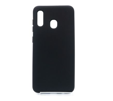 Силіконовий чохол Full Cover для Samsung A20(A205)/A30(A305) black без logo