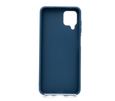 TPU чохол Bonbon Metal Style для Samsung A12 cosmos blue