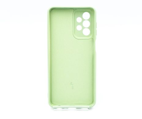 Силіконовий чохол Full Cover для Samsung A23 4G green Full Camera без logo
