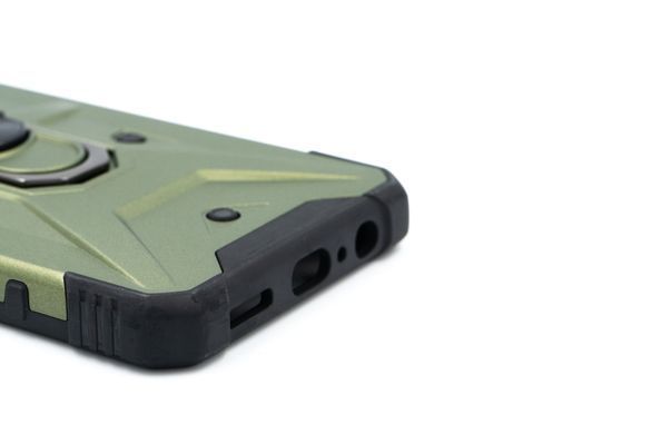 Чохол Pathfinder Ring для Samsung A04 army green протиударний
